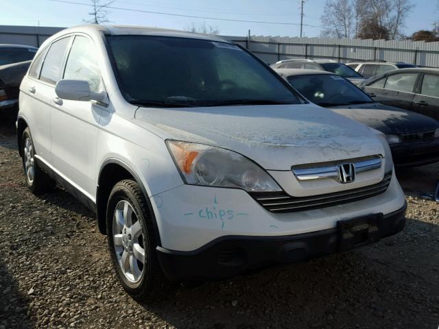 JHLRE48728C064636 - 2008 HONDA CR-V EXL WHITE photo 1