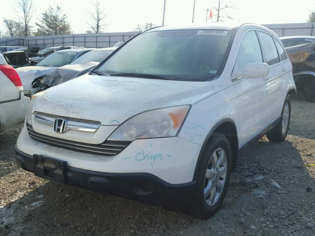 JHLRE48728C064636 - 2008 HONDA CR-V EXL WHITE photo 2