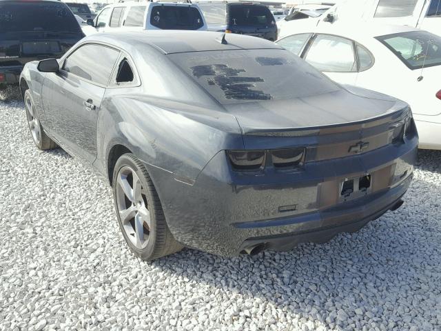 2G1FT1EW7C9155264 - 2012 CHEVROLET CAMARO 2SS CHARCOAL photo 3