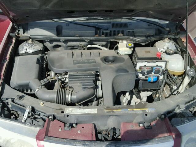 1G8AJ52F45Z182590 - 2005 SATURN ION LEVEL RED photo 7