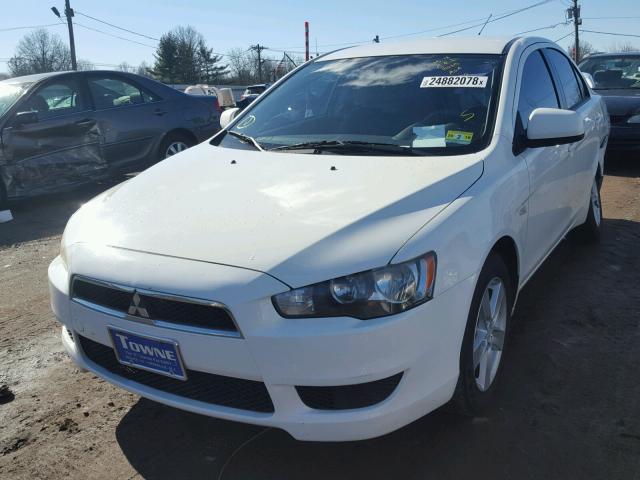 JA3AU26U29U038350 - 2009 MITSUBISHI LANCER ES/ WHITE photo 2