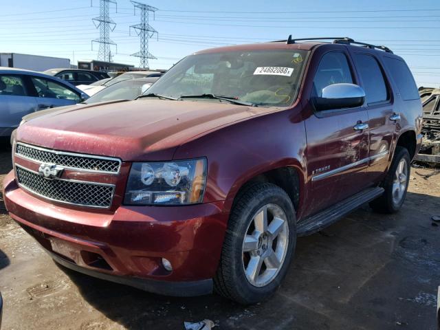 1GNFK33079R198982 - 2009 CHEVROLET TAHOE K150 MAROON photo 2