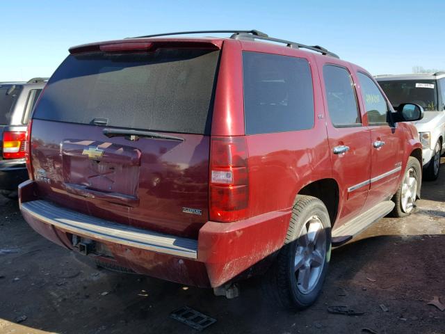 1GNFK33079R198982 - 2009 CHEVROLET TAHOE K150 MAROON photo 4