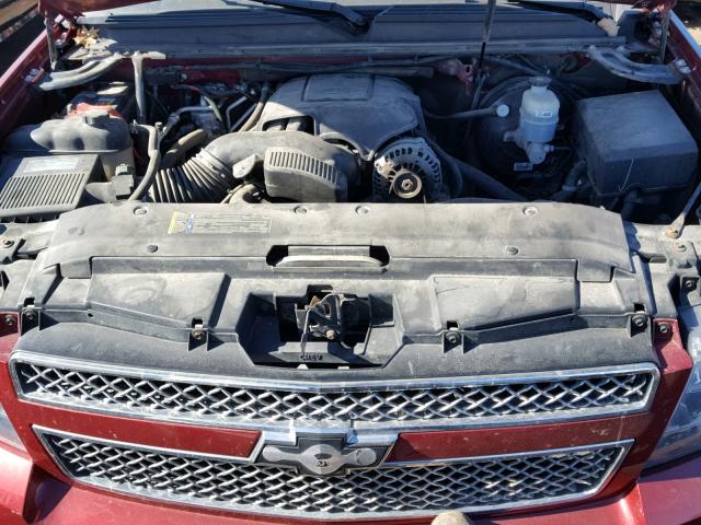 1GNFK33079R198982 - 2009 CHEVROLET TAHOE K150 MAROON photo 7