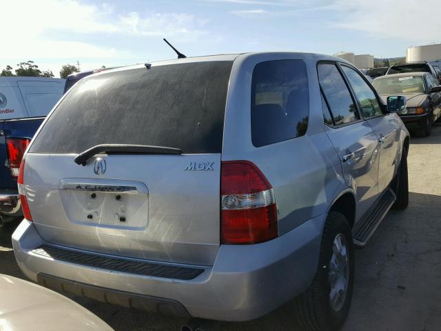 2HNYD182X2H528544 - 2002 ACURA MDX SILVER photo 4