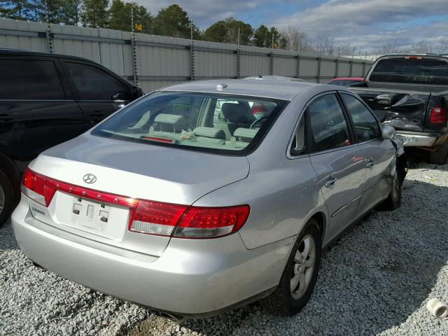 KMHFC46DX7A222628 - 2007 HYUNDAI AZERA GLS SILVER photo 4