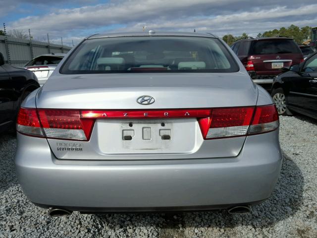 KMHFC46DX7A222628 - 2007 HYUNDAI AZERA GLS SILVER photo 9