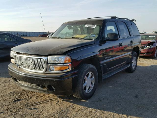 1GKEK63U31J162593 - 2001 GMC DENALI BLACK photo 2