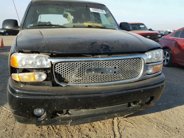 1GKEK63U31J162593 - 2001 GMC DENALI BLACK photo 9