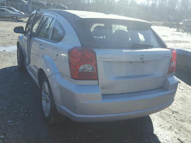 1B3CB4HA2AD651055 - 2010 DODGE CALIBER SX SILVER photo 3