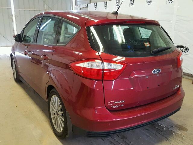 1FADP5AU8GL105685 - 2016 FORD C-MAX SE RED photo 3