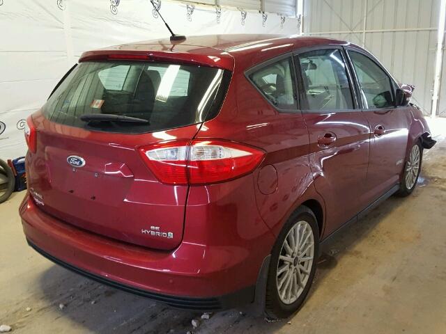 1FADP5AU8GL105685 - 2016 FORD C-MAX SE RED photo 4