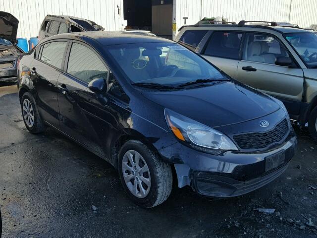 KNADM4A32F6465971 - 2015 KIA RIO LX BLACK photo 1