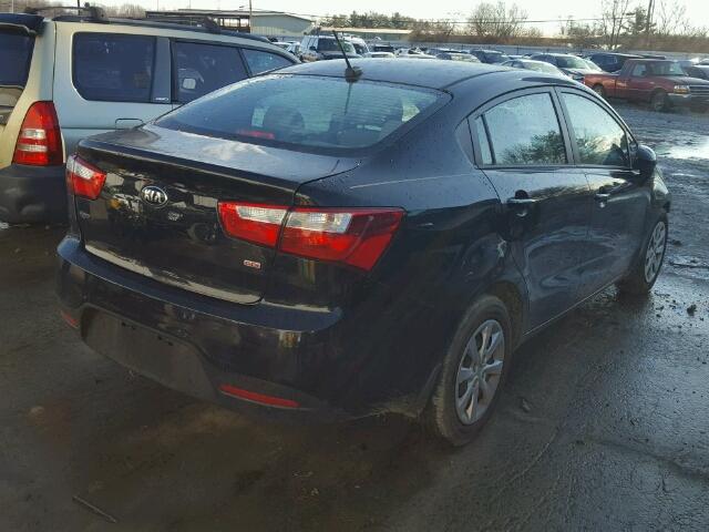 KNADM4A32F6465971 - 2015 KIA RIO LX Սև լուսանկար 4
