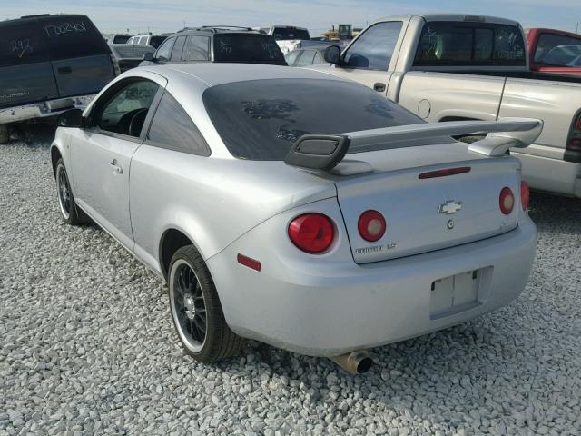 1G1AK15F067757538 - 2006 CHEVROLET COBALT LS SILVER photo 3