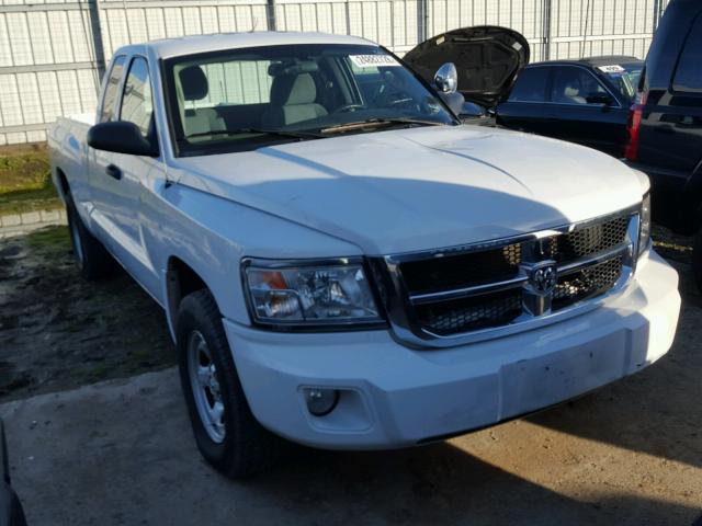 1D7RE2BK2BS666874 - 2011 DODGE DAKOTA ST WHITE photo 1