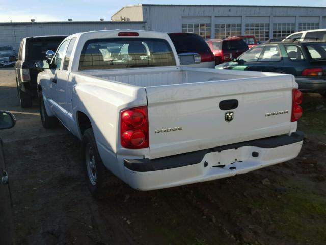 1D7RE2BK2BS666874 - 2011 DODGE DAKOTA ST WHITE photo 3