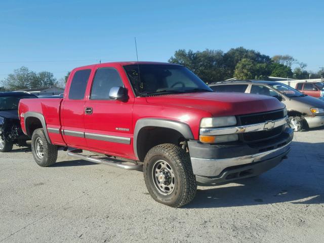 1GCHK29U92E187033 - 2002 CHEVROLET SILVERADO RED photo 1