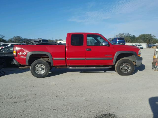 1GCHK29U92E187033 - 2002 CHEVROLET SILVERADO RED photo 9