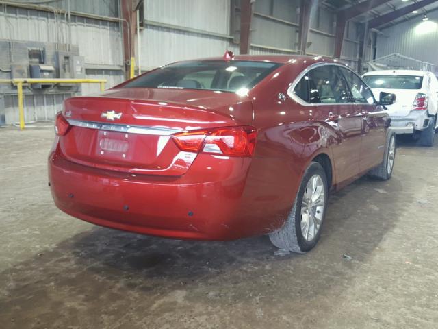 2G1115SL1E9263447 - 2014 CHEVROLET IMPALA LT BURGUNDY photo 4