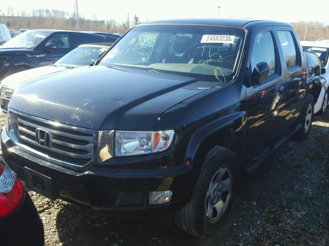 5FPYK1F24CB003542 - 2012 HONDA RIDGELINE BLACK photo 2