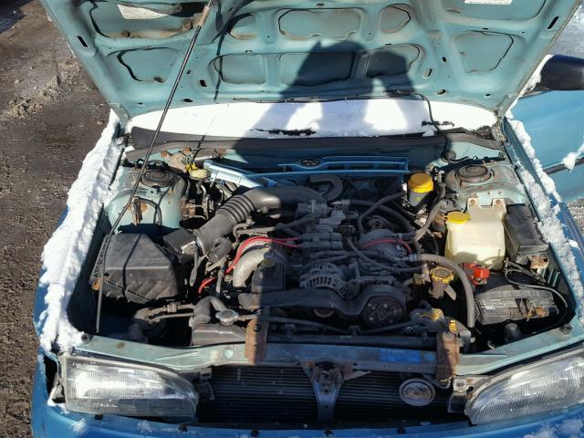 JF1GC2440PK523537 - 1993 SUBARU IMPREZA L TEAL photo 7