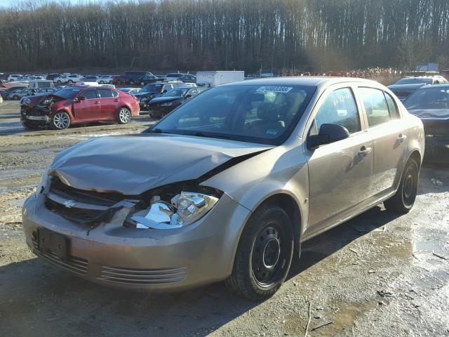 1G1AK55F067856657 - 2006 CHEVROLET COBALT LS GOLD photo 2