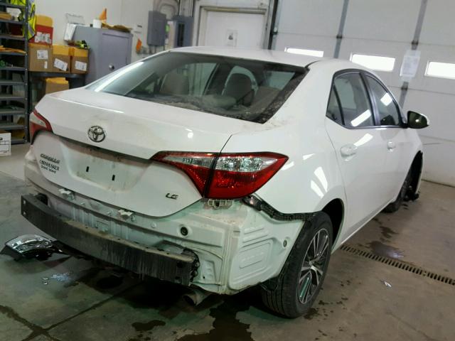 5YFBURHE6GP412067 - 2016 TOYOTA COROLLA L WHITE photo 4