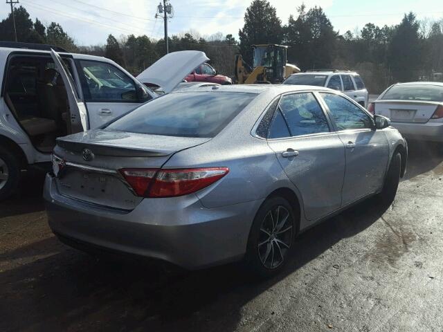 4T1BF1FK6FU001527 - 2015 TOYOTA CAMRY LE SILVER photo 4