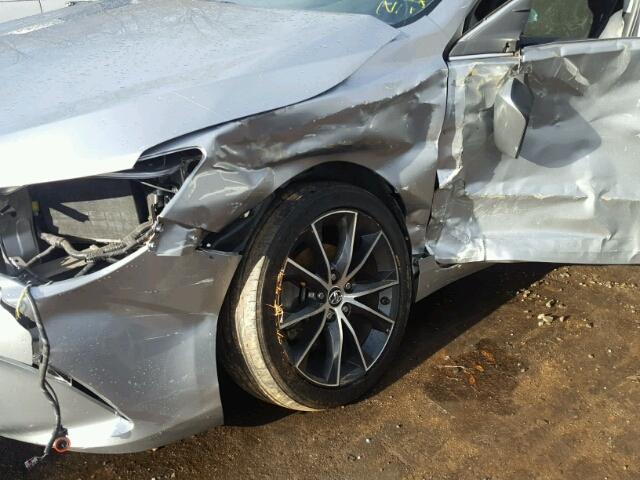 4T1BF1FK6FU001527 - 2015 TOYOTA CAMRY LE SILVER photo 9