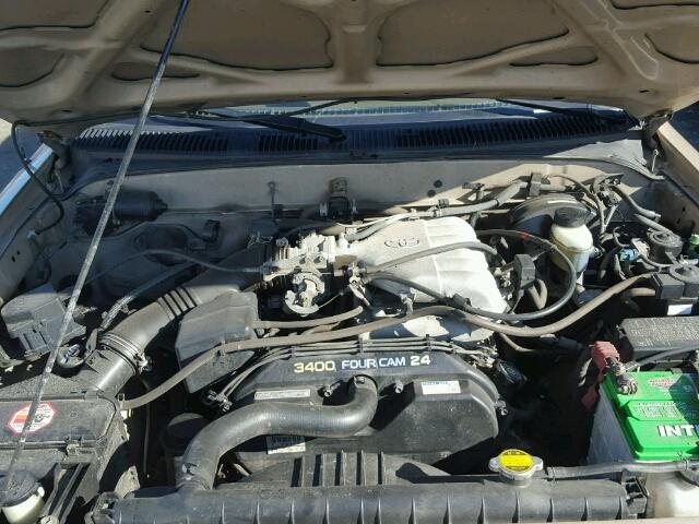 5TEWN72N81Z874014 - 2001 TOYOTA TACOMA XTR TAN photo 7