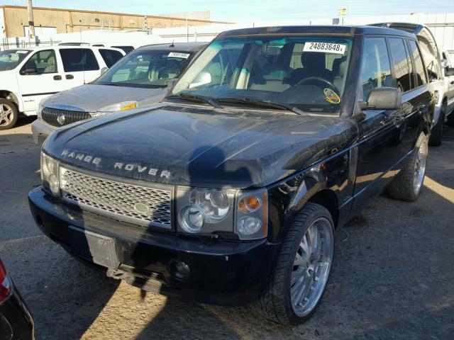 SALME11464A144767 - 2004 LAND ROVER RANGE ROVE BLACK photo 2