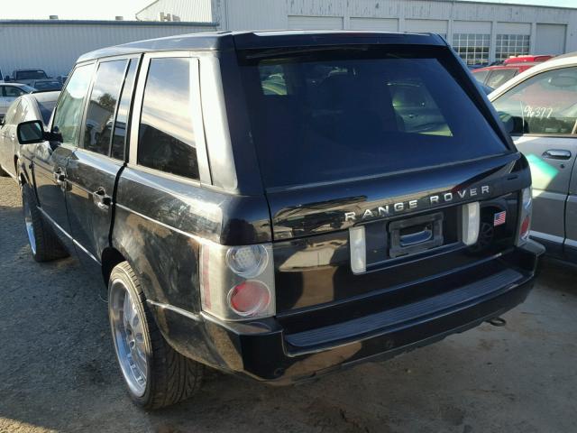 SALME11464A144767 - 2004 LAND ROVER RANGE ROVE BLACK photo 3