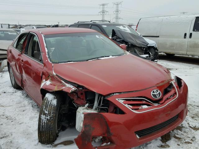 4T1BF3EK5BU705807 - 2011 TOYOTA CAMRY BASE RED photo 1