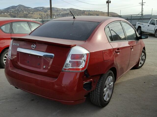 3N1AB6AP6CL756908 - 2012 NISSAN SENTRA 2.0 RED photo 4