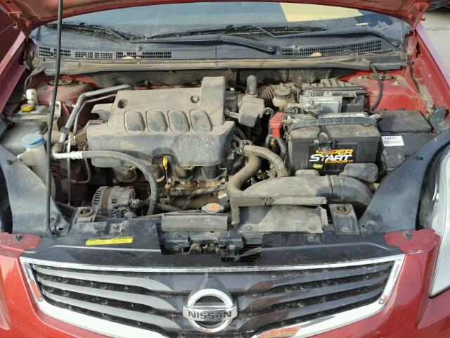 3N1AB6AP6CL756908 - 2012 NISSAN SENTRA 2.0 RED photo 7