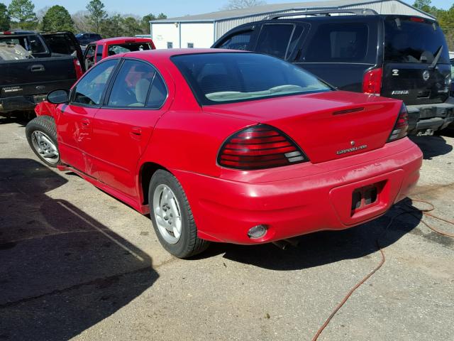 1G2NF52F83C120400 - 2003 PONTIAC GRAND AM S RED photo 3