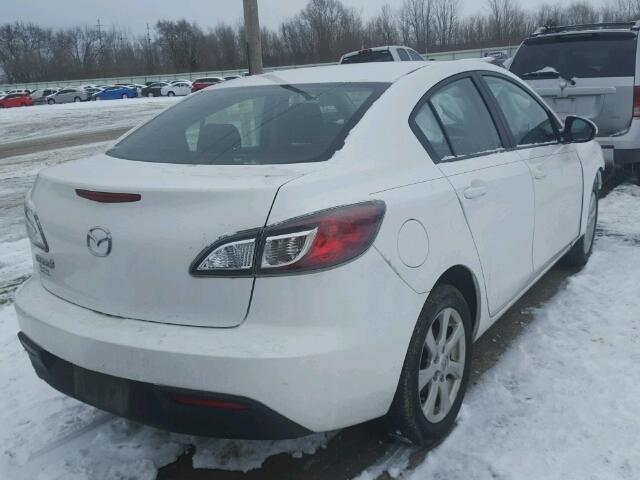 JM1BL1SF3A1230473 - 2010 MAZDA 3 I WHITE photo 4