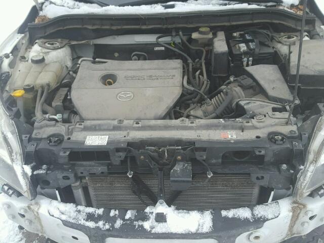 JM1BL1SF3A1230473 - 2010 MAZDA 3 I WHITE photo 7