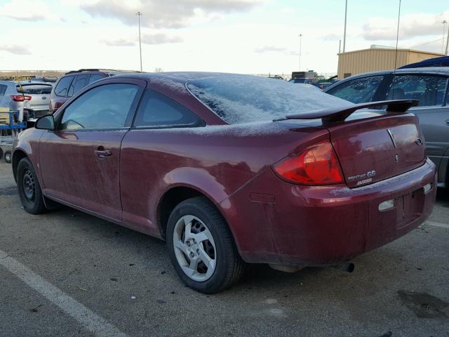 1G2AL15F277389146 - 2007 PONTIAC G5 MAROON photo 3