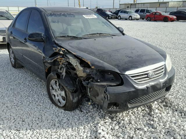 KNAFE121075438048 - 2007 KIA SPECTRA EX BLACK photo 1