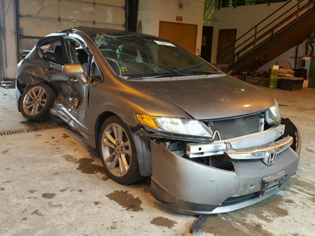 2HGFA16538H505085 - 2008 HONDA CIVIC LX GRAY photo 1