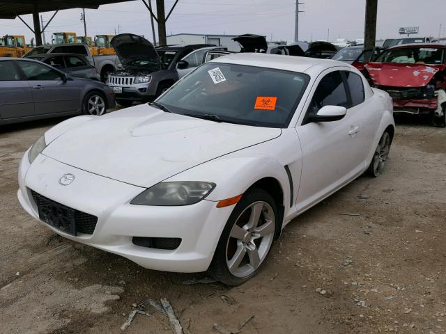 JM1FE173950148897 - 2005 MAZDA RX8 WHITE photo 2