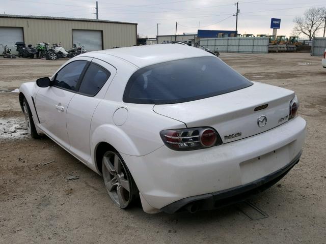 JM1FE173950148897 - 2005 MAZDA RX8 WHITE photo 3