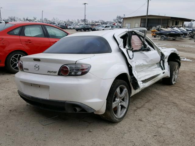 JM1FE173950148897 - 2005 MAZDA RX8 WHITE photo 4