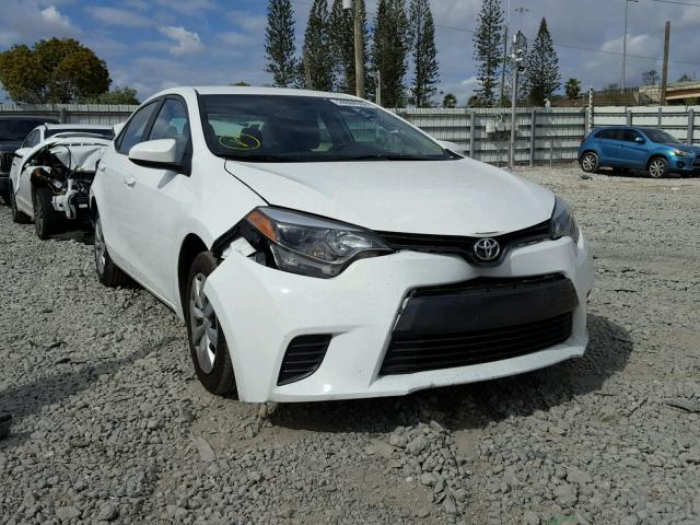 5YFBURHE7GP444526 - 2016 TOYOTA COROLLA L WHITE photo 1