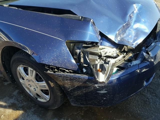 1HGCM56334A044463 - 2004 HONDA ACCORD LX BLUE photo 9