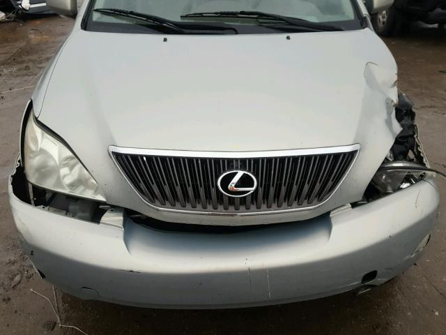 2T2GA31U54C012442 - 2004 LEXUS RX 330 SILVER photo 7