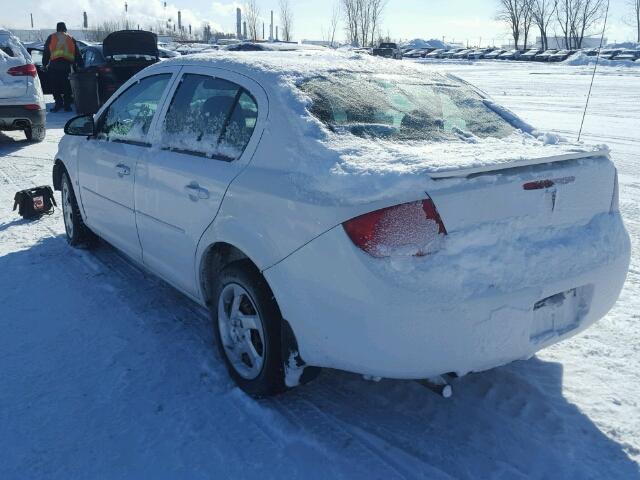 1G2AL55F687314961 - 2008 PONTIAC G5 SE WHITE photo 3