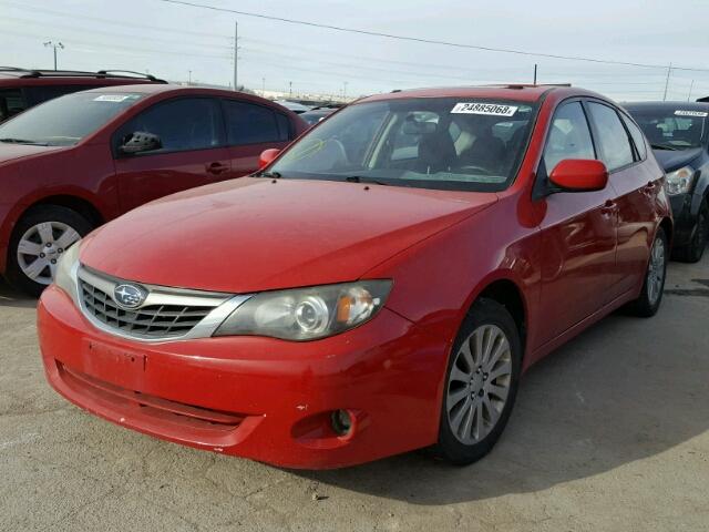 JF1GH60659H817533 - 2009 SUBARU IMPREZA 2. RED photo 2